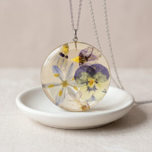 collar mix de flores