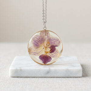 collar orquídea